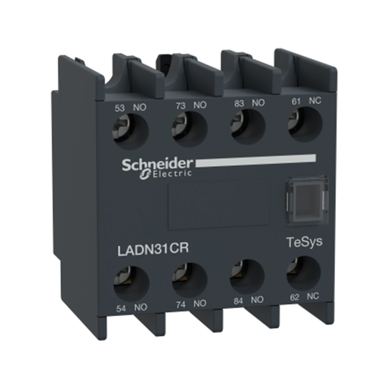 施耐德 国产TeSys D LAD辅助触点 TeSys Deca 辅助模块,3NO+1NC,高可靠 17V 1mA