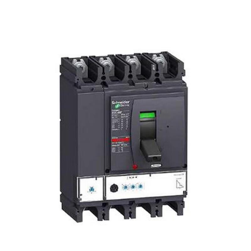 施耐德 NSX AC塑壳配电保护断路器 NSX630N MIC2.3 400A 4P4D (4P) 电操 AC380V 固定式前接线