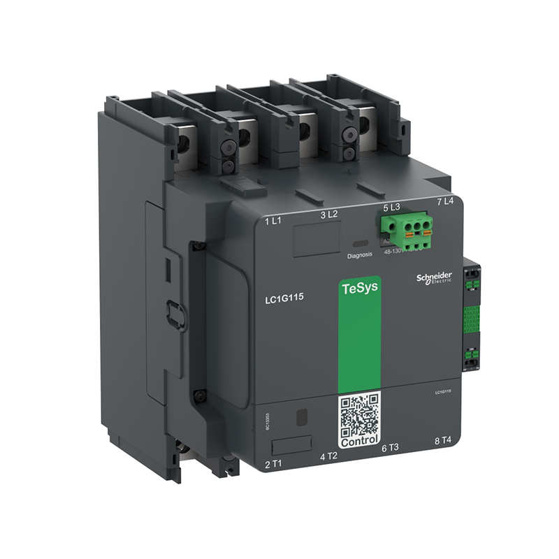施耐德 TeSys G 交流接触器(交直流线圈) Contactor TeSysG115 4P Std 48-130V ACDC