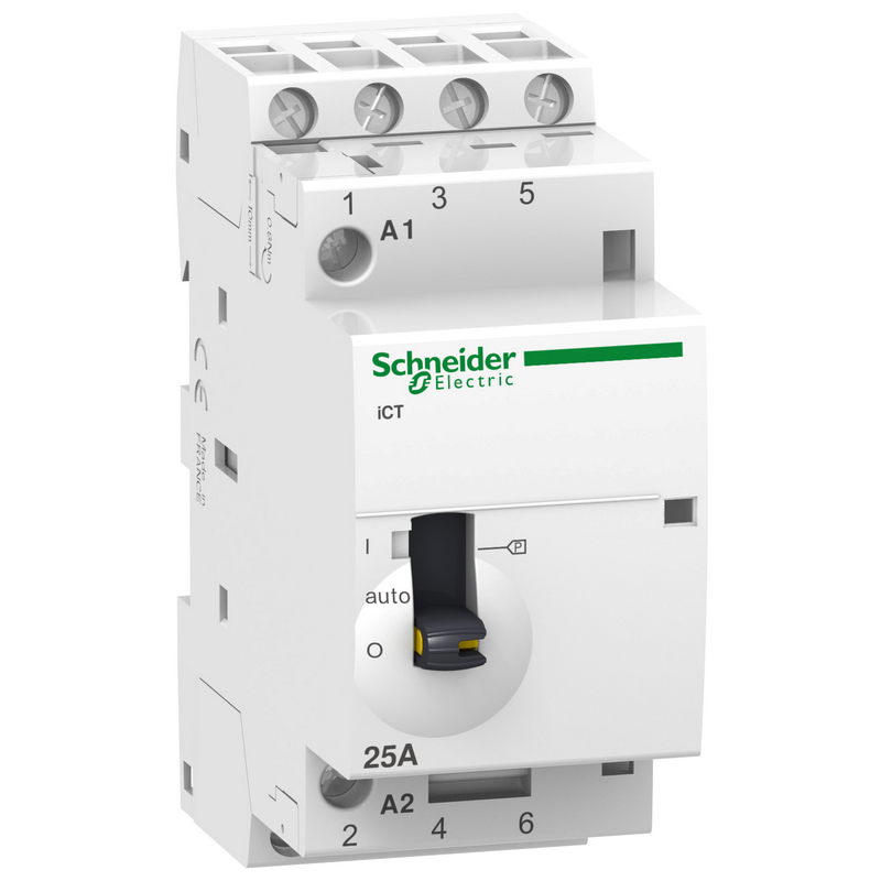 施耐德 iCT接触器 ICT 4P 4NO 220~240V 25A(可手动型)