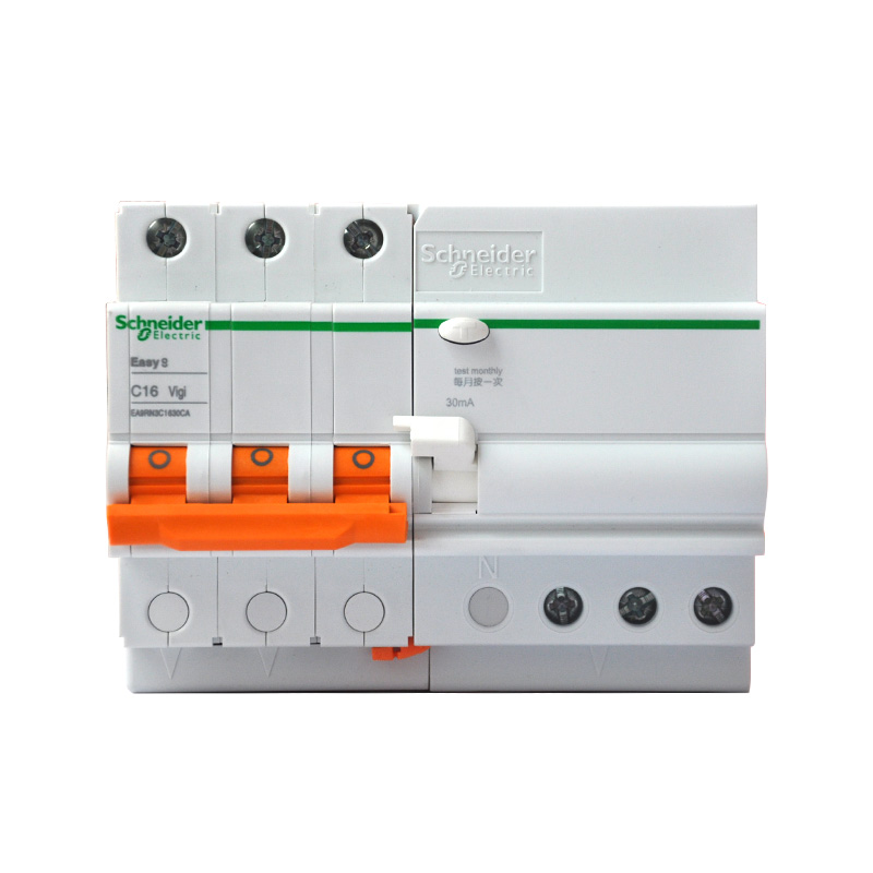 施耐德 EA9R漏电保护断路器 EA9R 3P C20A 30mA A类