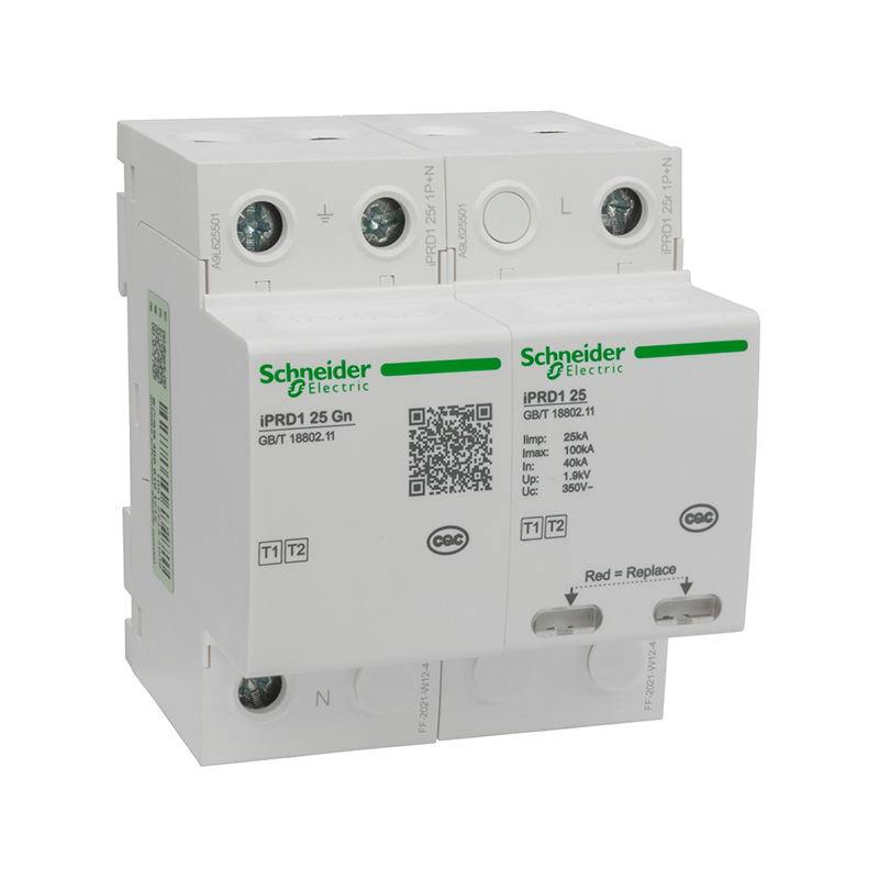 施耐德 iPRD1 可插拔式T1+T2类电涌保护器 iPRD1 20 1P+N