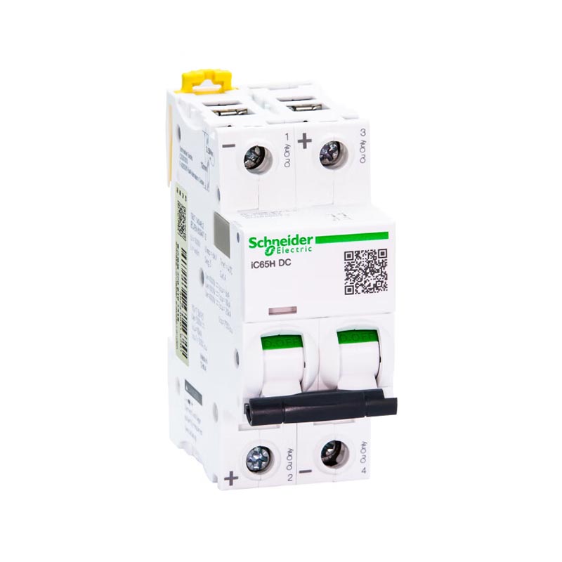 施耐德 iC65H-DC铁路专用直流微型断路器 Acti9 iC65H DC R 2P C 32A Railway MCB