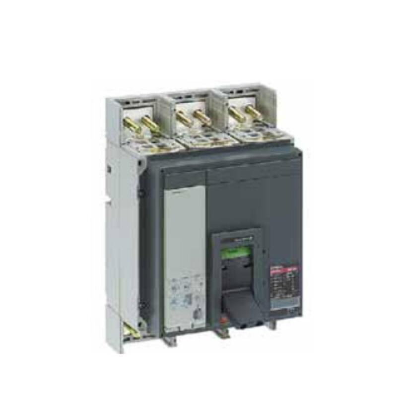 施耐德 NS 塑壳配电保护断路器(完整设备) NS1250bH 3P Micrologic 6.0 前置接线+延伸旋转手柄（黑色）