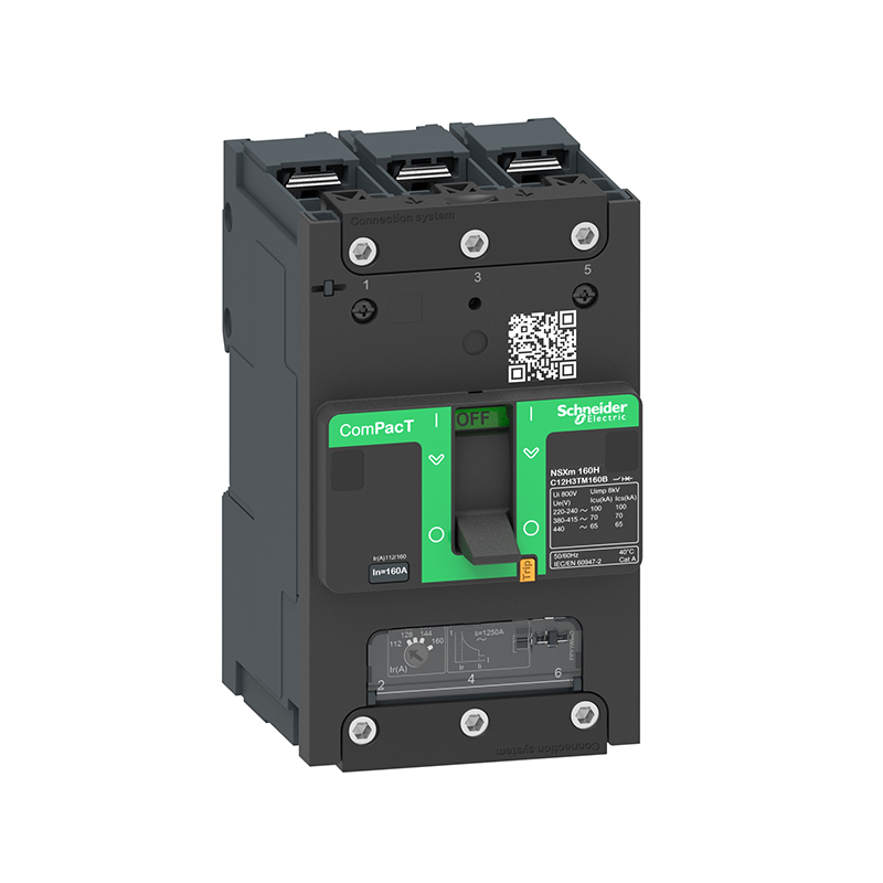 施耐德 NSXm H 塑壳配电保护busbar NSX100M H TM100D 3P 固定式 接线片/母排连接器(板前接线) (新)