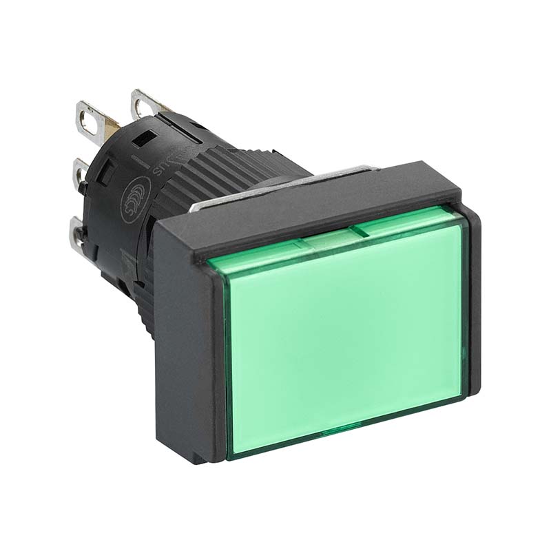 施耐德 国产XB6ED塑料一体式长方形自复位按钮 XB6-EDA31F