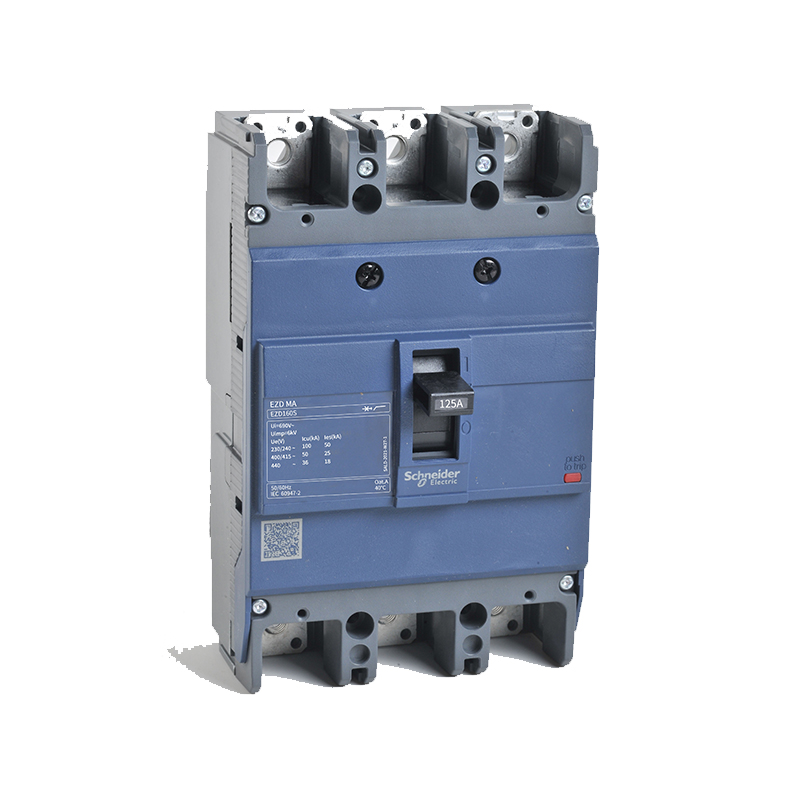 施耐德 EZD塑壳电动机保护断路器 EZD160S-125A MA 电动机保护 3P(新)