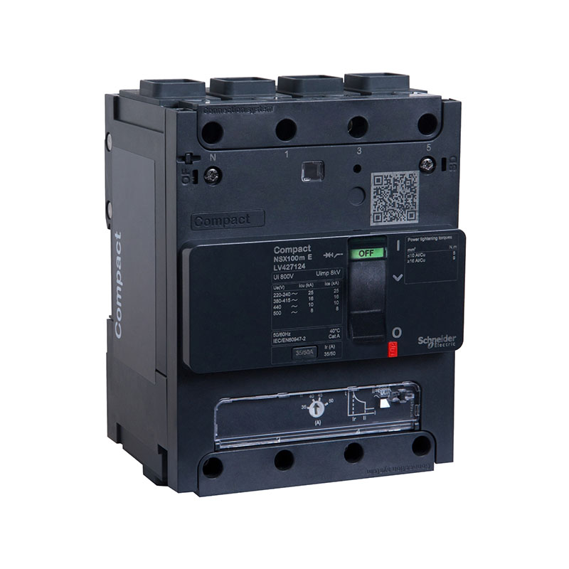 施耐德 NSXm F 塑壳配电保护busbar NSX100M F TM100D 4P3D 固定式 接线片/母排连接器(板前接线)