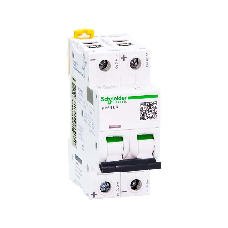 施耐德 iC65L-DC铁路专用直流微型断路器 iC65L DC R 2P C0.5A