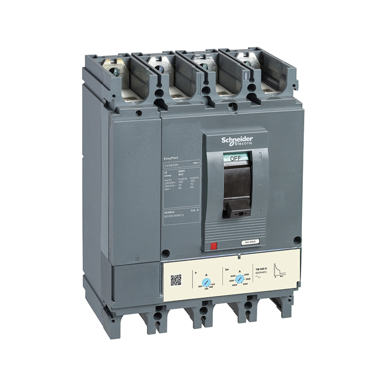 施耐德 CVS交流塑壳配电保护断路器 CVS630N TM600D 4P3D(4P)固定式前接线