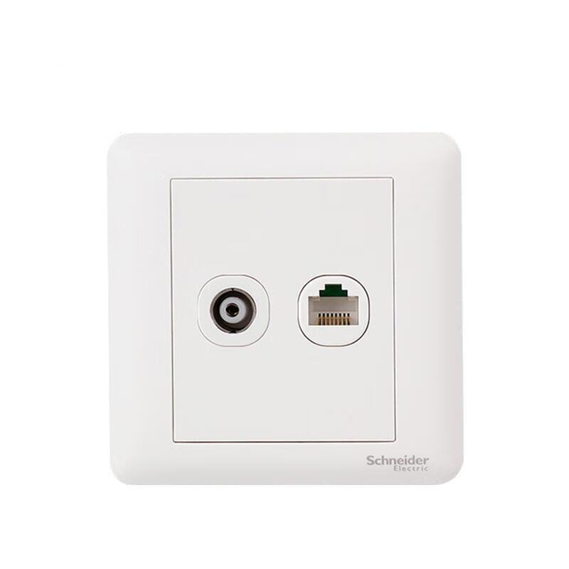 施耐德 畅意 面板开关 畅意 A3B52TV_RJ5E 电视、信息插座
