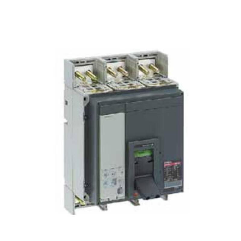 施耐德 NS 塑壳断路器 NS1600H 3P MIC5.0E 前置接线断路器+黑色延伸旋转手柄
