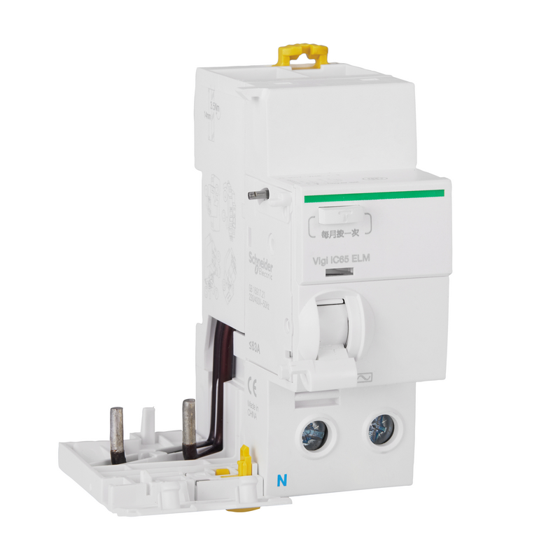 施耐德 Vigi iC65 漏电模块 VIGI IC65 ELM 2P 63A 100MA AC