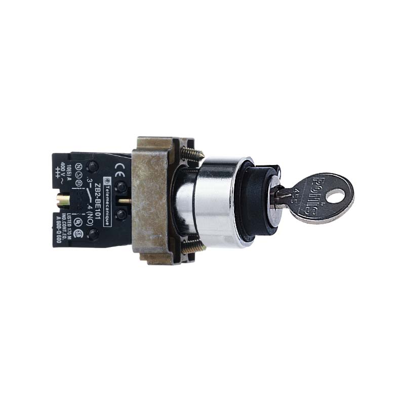 施耐德 XB2BG带钥匙选择开关 XB2-BG45C(ZB2BZ105C+ZB2BG4C)