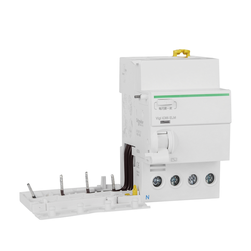 施耐德 Vigi iC65附件 微型漏电模块附件 VIGI IC65 ELM 4P 25A 30MA AC