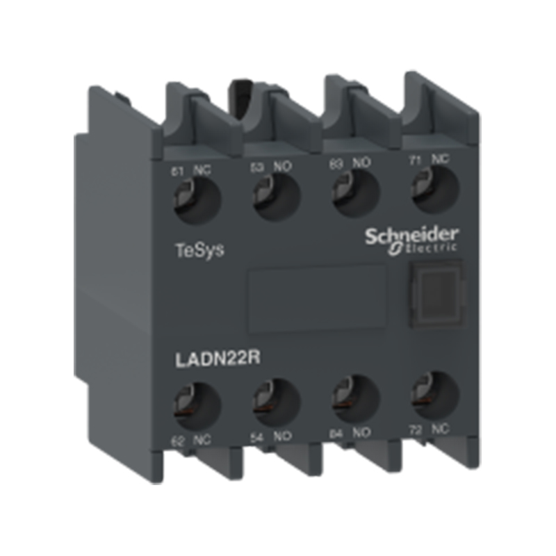 施耐德 国产TeSys D LAD辅助触点 TeSys Deca辅助模块,2NO+2NC,高可靠
