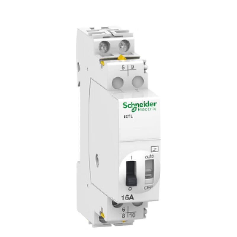 施耐德 iTL脉冲开关附件 扩展模块 iETL16A 1 O-C 1NO 12VAC 50-60Hz 6VDC 脉冲开关扩展
