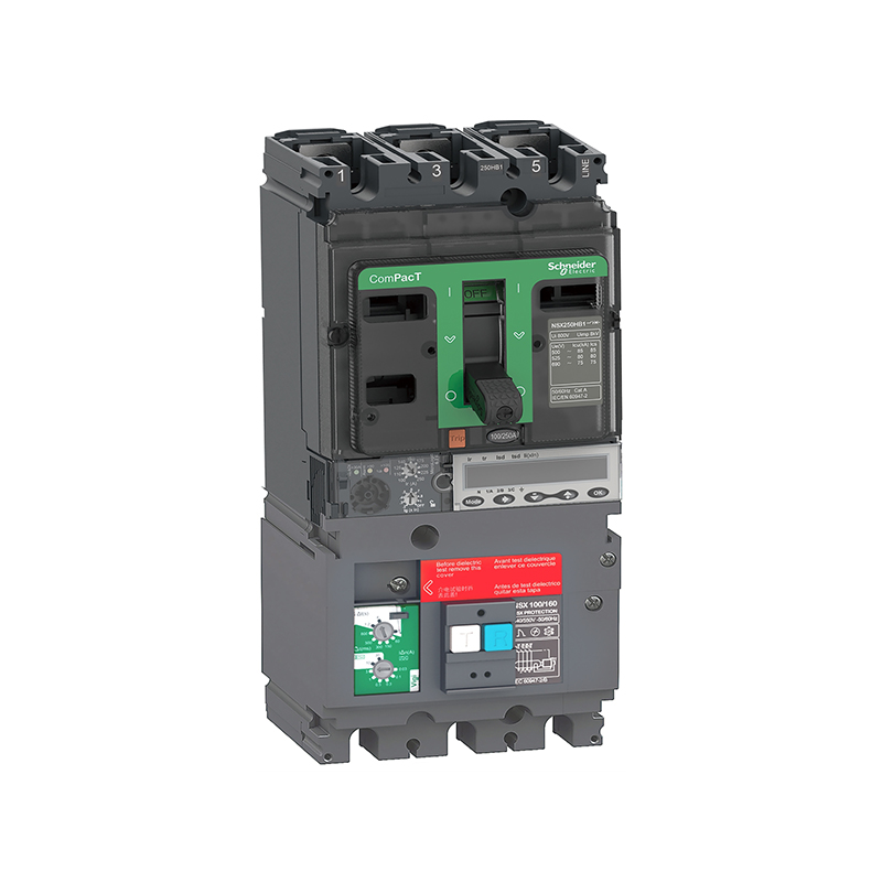 施耐德 NSX塑壳漏电保护断路器(新） VIGINSX160F MH TM80D 3P3D (3P) 固定式前接线 (新)