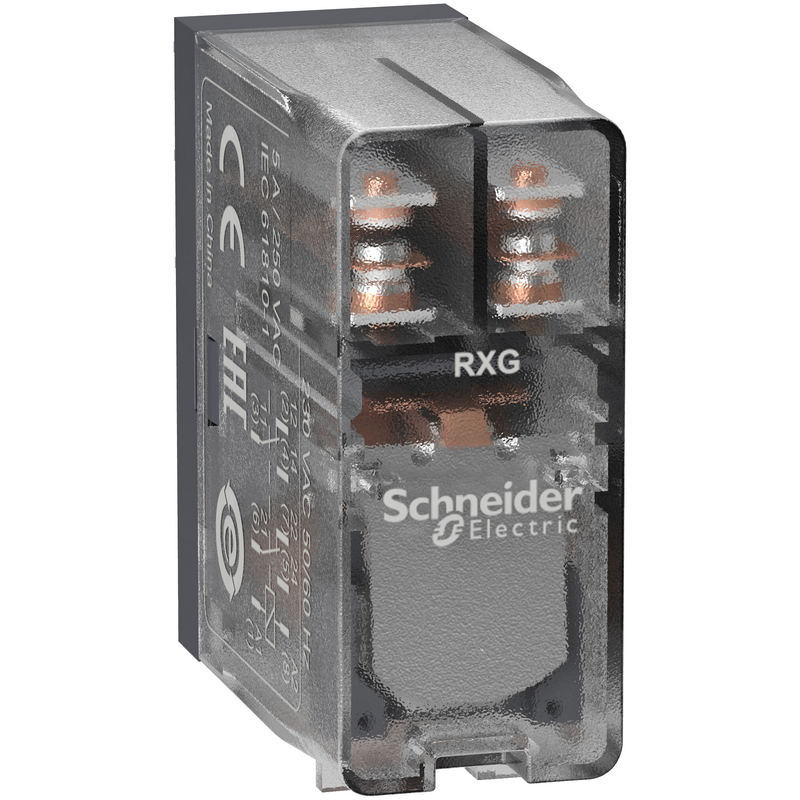 施耐德 RXG接口型中间继电器-透明型不带LED RXG25B7