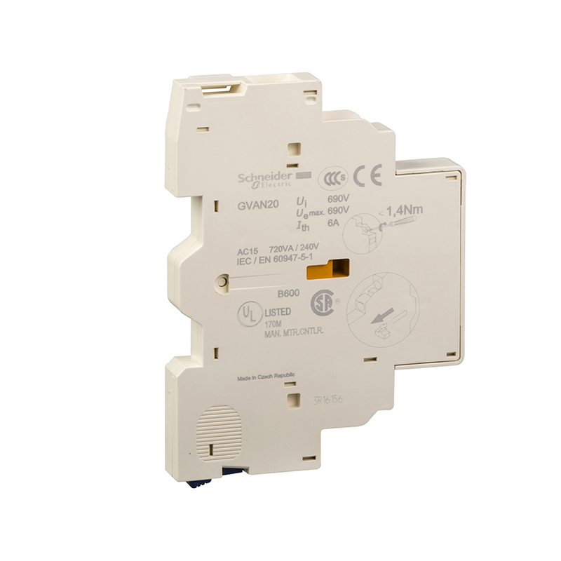 施耐德 进口GV2附件 辅助触点模块 GV-AN20