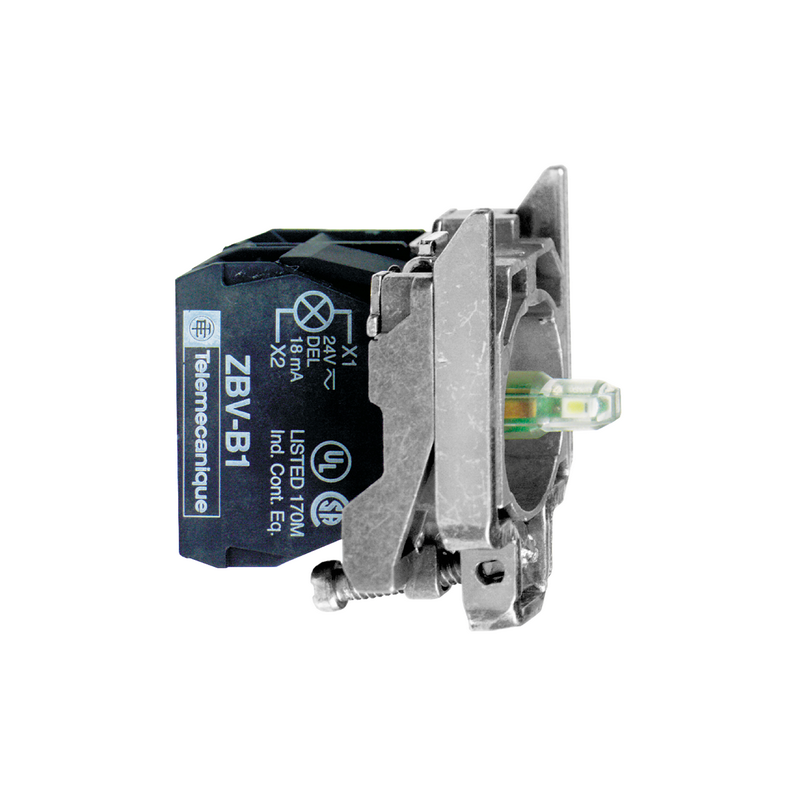 施耐德 XB4系列 基座+LED模块 ZB4-BW0G43