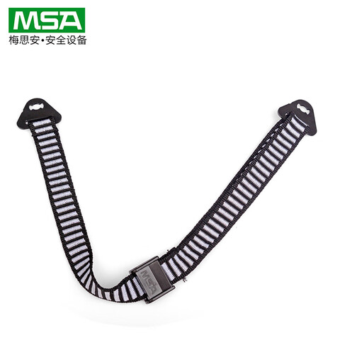 MSA D型下颏带（挂片式，与帽衬连接，日字扣调节） 9100008-SP