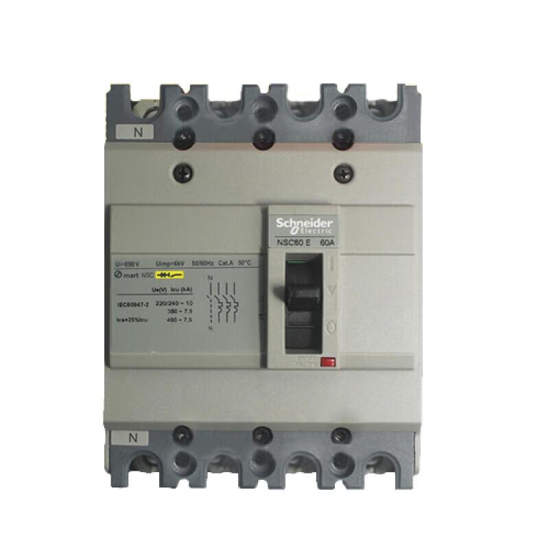 施耐德 NSC塑壳配电保护断路器 NSC400K 35kA 400A 4P3T