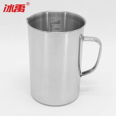 ICEY/冰禹BY-3097系列不锈钢刻度量杯 1L 105×150mm