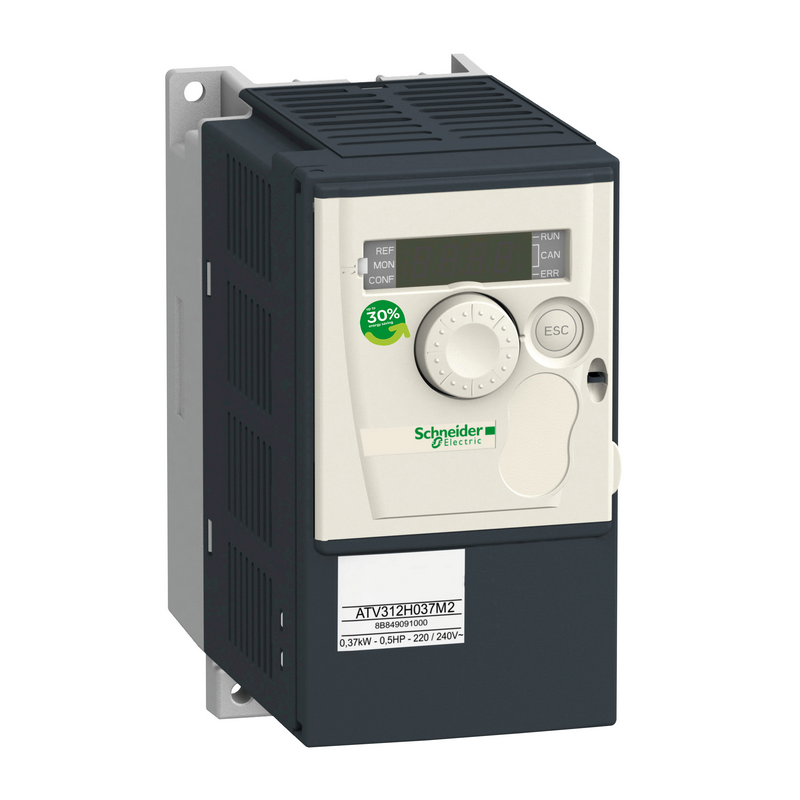 施耐德 ATV312通用变频器 0.37KW,200-240V,单相,集成EMC滤波器 ATV-312H037M2