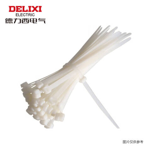 DELIXI/德力西 尼龙扎带  CDS系列自锁式尼龙扎带 4×250 白色 优质零售型 60条/包 CDS40250WHR