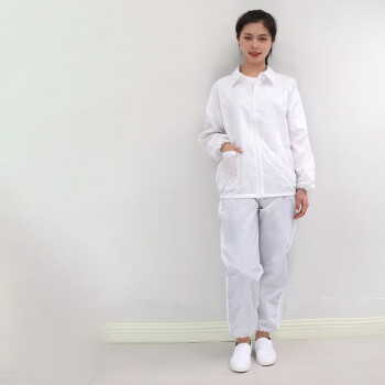 贸正医疗 防静电分体（不带帽）MZJD-03 白色（M-4XL) 独立装