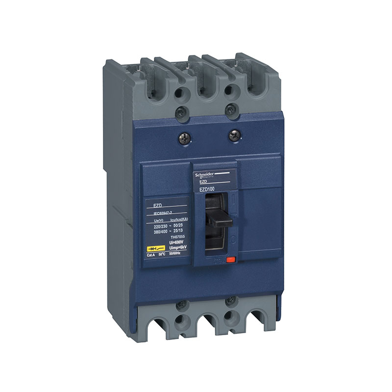 施耐德 EZD塑壳电动机保护断路器 EZD100B 25A 3P3T Motor Protection