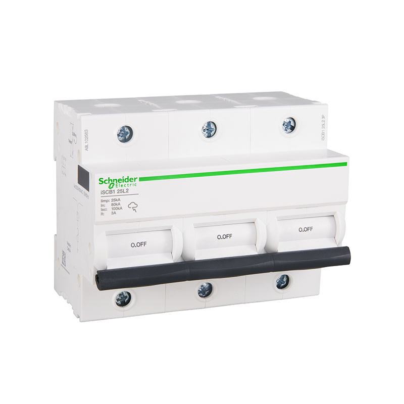 施耐德 iSCB T1类电涌保护器专用后备保护装置 iSCB1 15L2 3P