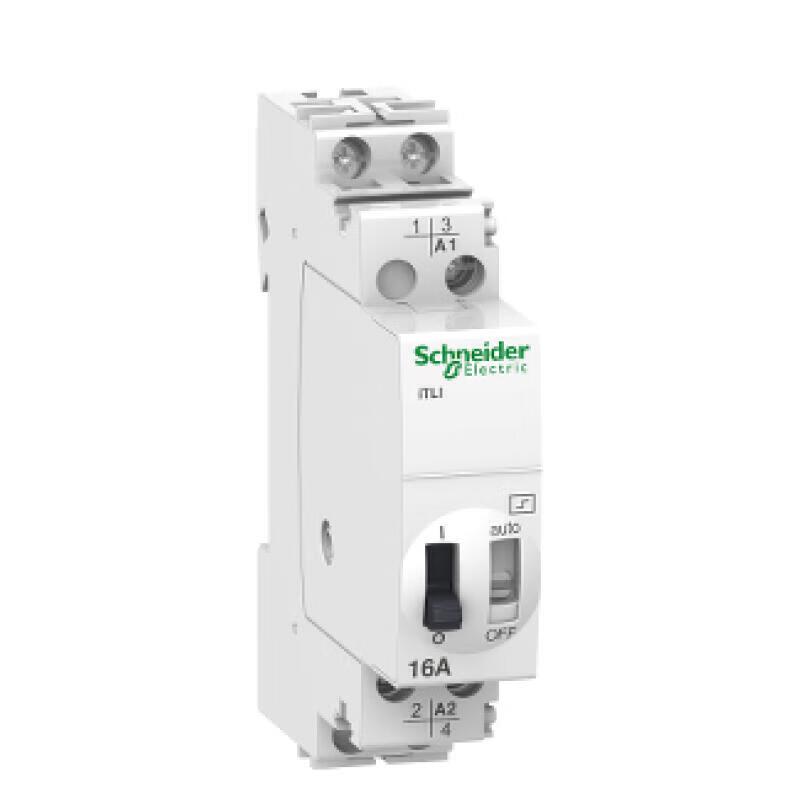 施耐德 iTL脉冲开关 iTLi 16A 1NO 1NC 130VAC 50-60Hz 48VDC 脉冲开关
