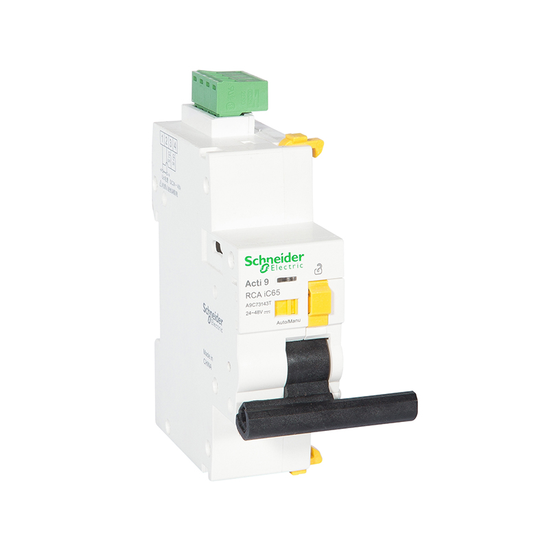 施耐德 A9电气附件 RCA远程控制附件 Acti9 RCA 适配 iC65 3P/4P MCB 24-48Vdc