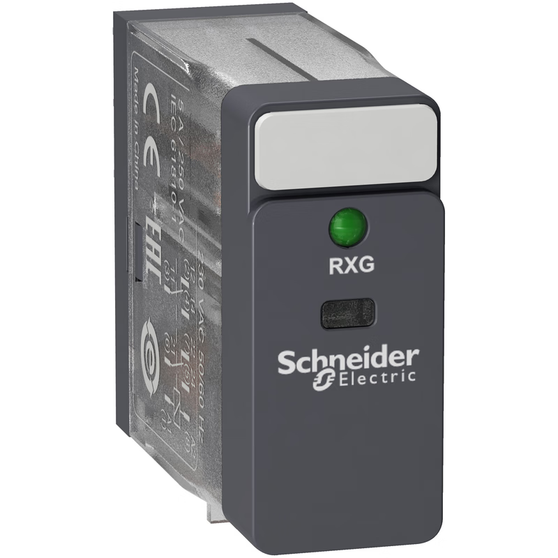 施耐德 RXG接口型中间继电器-带LED RXG23P7
