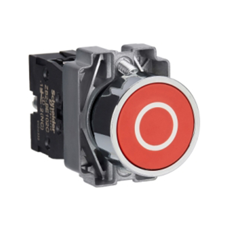 施耐德 XB2B带功能符号平头按钮 XB2-BA4322C(ZB2BZ102C+ZB2BA432C)