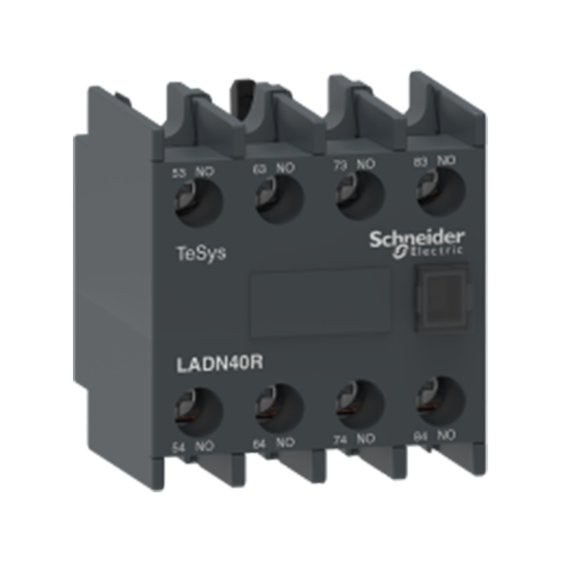 施耐德 国产TeSys D LAD辅助触点 TeSys Deca 辅助模块,4NO,高可靠
