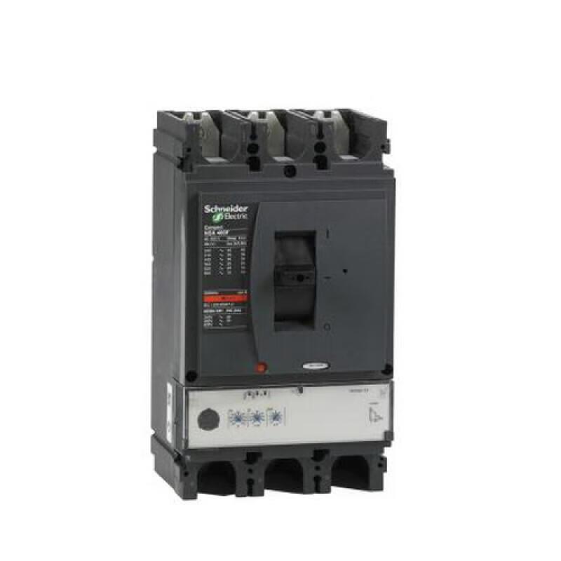 施耐德 NSX AC塑壳配电保护断路器 NSX630F MIC2.3 630A 3P3D (3P) 电操 AC380V 固定式前接线