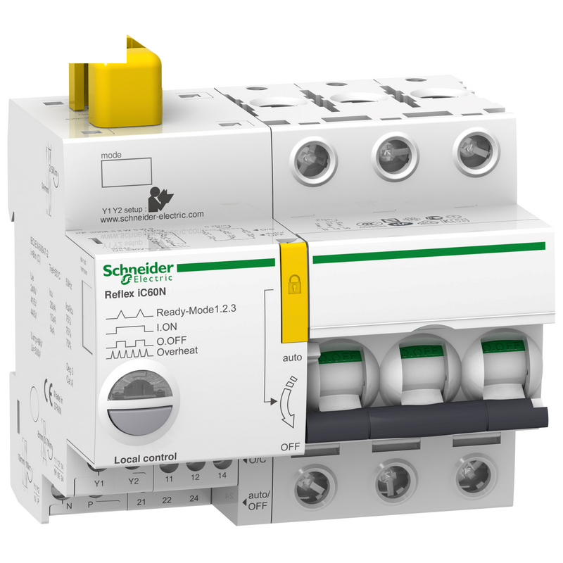 施耐德 Reflex iC60集成控制断路器 IC60N 3P C16 TI24