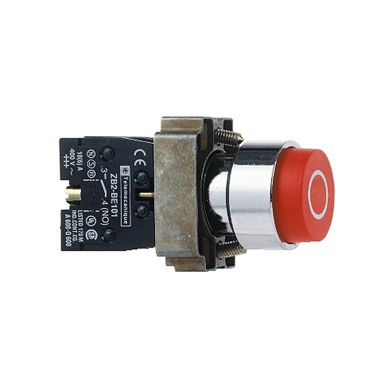 施耐德 XB2BL带功能符号凸头按钮 XB2BL4322C=ZB2BZ102C+ZB2BL432C