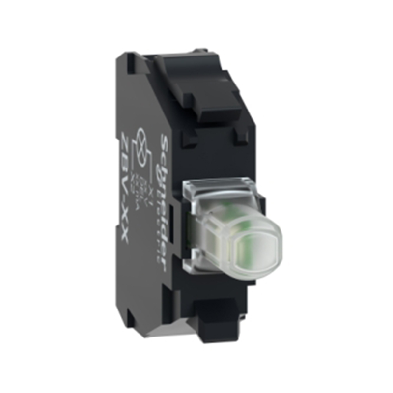 施耐德 XB4系列 LED指示灯模块 12V LED指示灯模块，白色