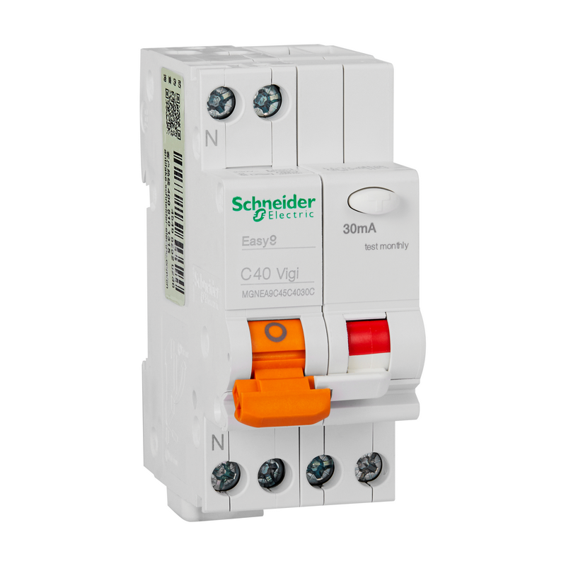 施耐德 EA9C45漏电保护断路器1P+N MGNEA9C45-C40/1P+N 30MA