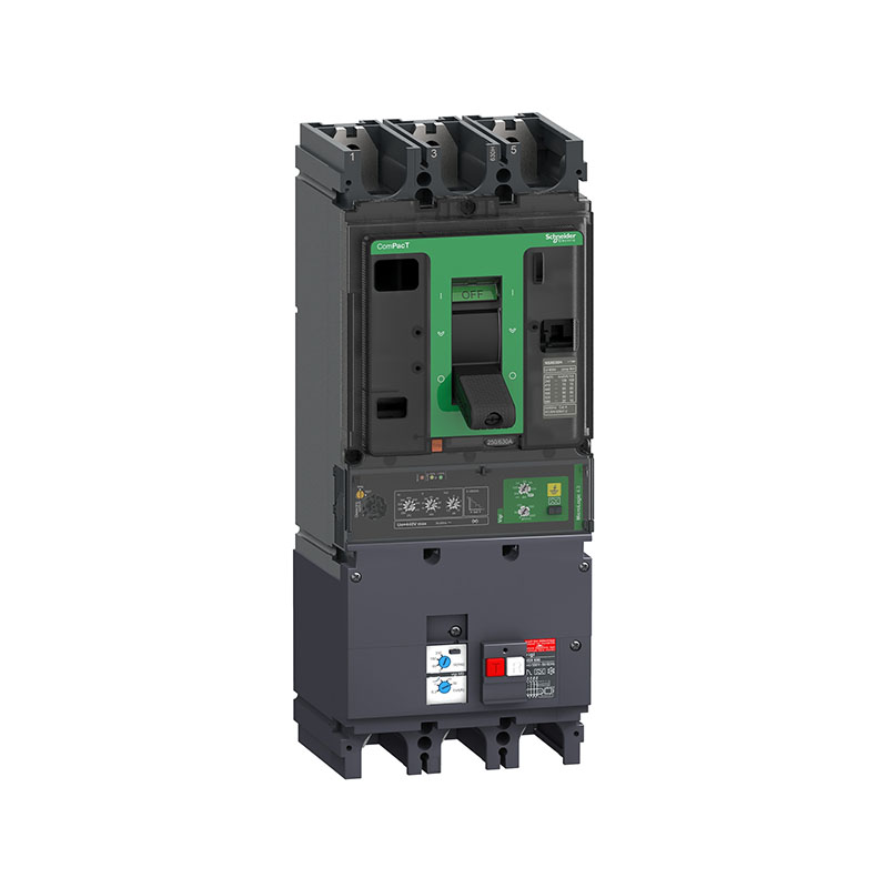 施耐德 NSX塑壳漏电保护断路器(新） VIGINSX630F MIC5.3A 630A 3P3D (3P) 固定式前接线 (新)