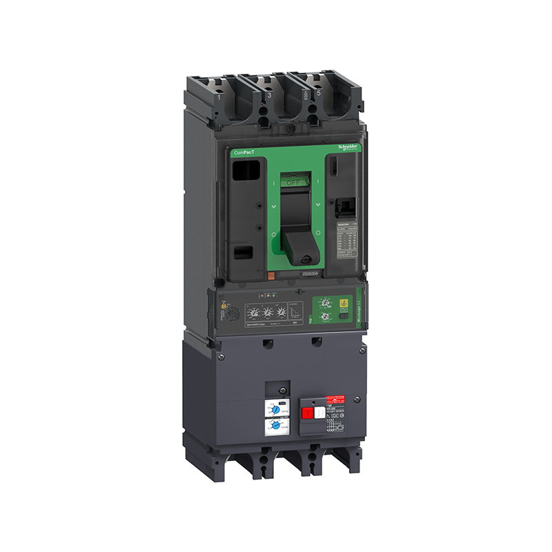 施耐德 NSX 塑壳漏电保护断路器 VIGINSX400F MIC5.3A 400A 3P3D (3P) 固定式前接线 (新)