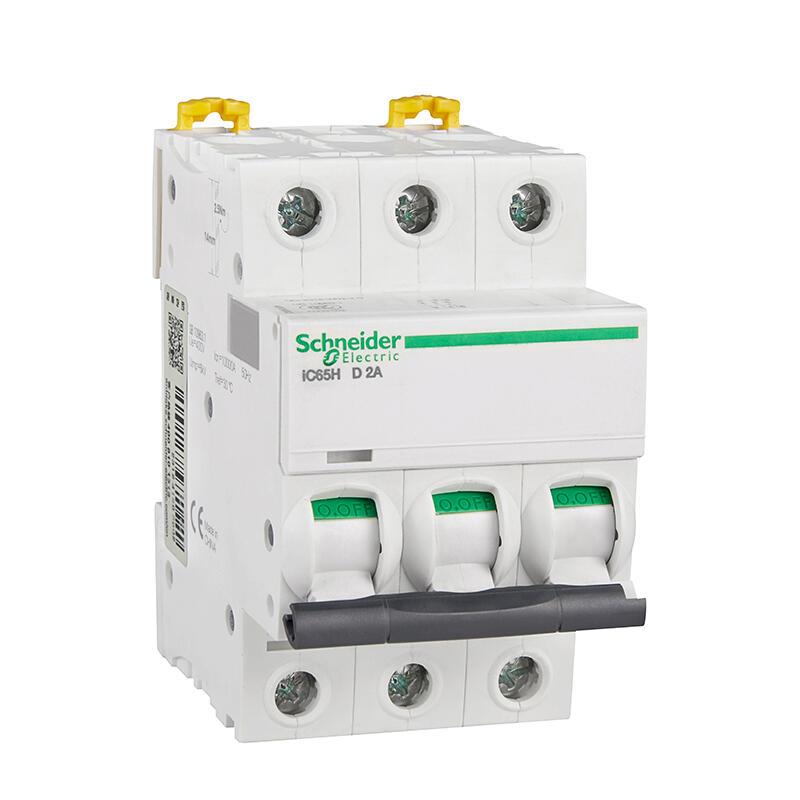 施耐德 iC65 微型断路器 IC65H 3P D3A