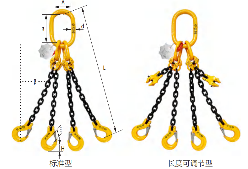 ZYT/卓引特 四肢链条索具 8X-4A-6-2