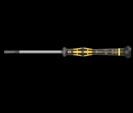 WERA/维拉 1578 A ESD 防静电精密螺丝刀 0,16 x 0,8 x 40 mm 05030099001