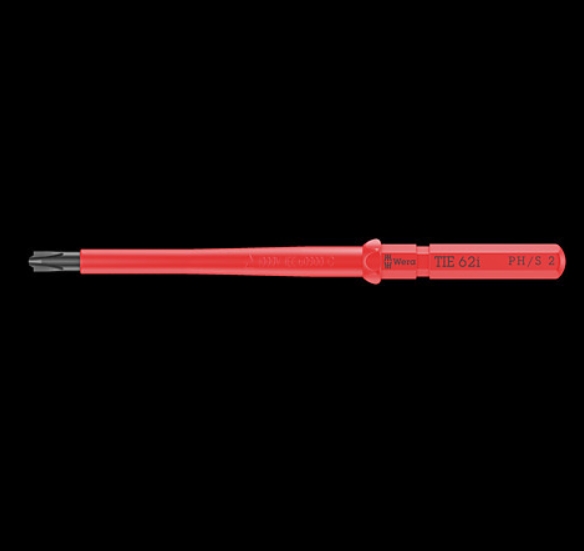 WERA/维拉 穿心十字绝缘螺丝刀杆Kraftform Kompakt VDE 62 i PH/S # 1 x 157 mm TIE 05006514001