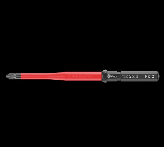 WERA/维拉 穿心米字绝缘螺丝刀杆Kraftform Kompakt VDE 65 iS PZ 1 x 157 mm TIE 05006526001